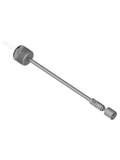 10-102-PP 1-1/4" NPT Wiring Receptacle Vertical Mounted One Level Extended Stem Level Switch Set (Polypropylene)