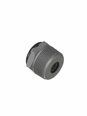 10-700-RT-PP  1-1/4  NPT C’bore + O ring ¼ NPS Wiring Receptacle (Polypropylene)