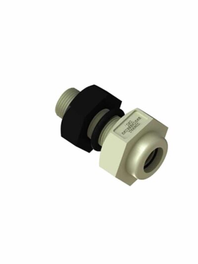 10-702-BH-KR ¼- 1/8 bulk head fitting (PVDF Kynar)