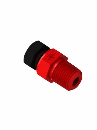 10-703-BH ¼” male to ½” male to 1/8 bulk head fitting (Acetal)