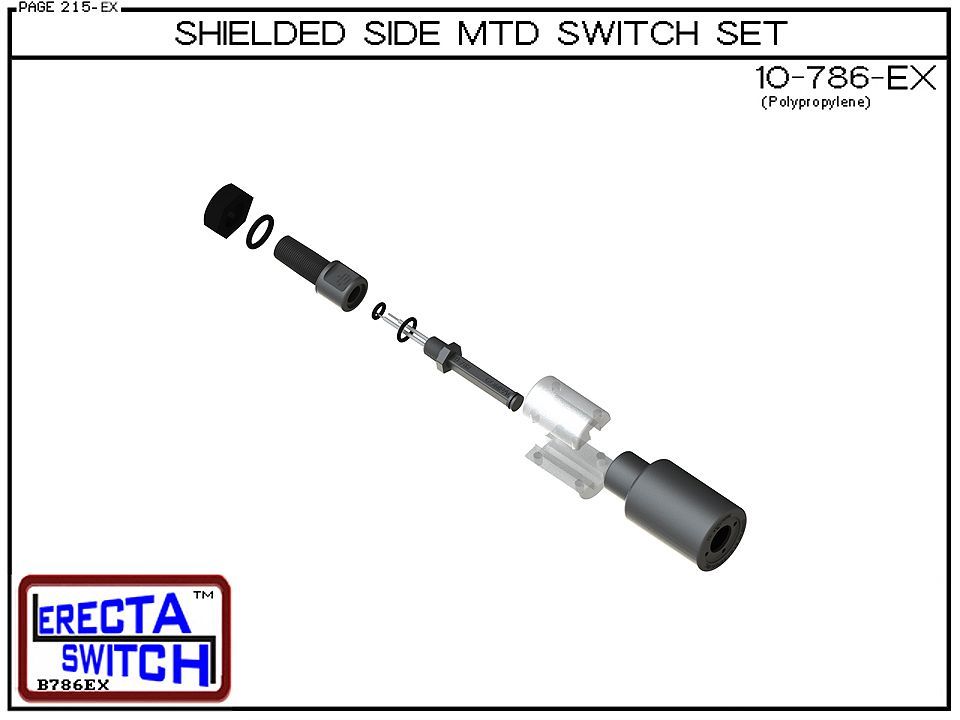 10-786 Shielded Side Mounted Level Switch Set (Polypropylene) - Image 4