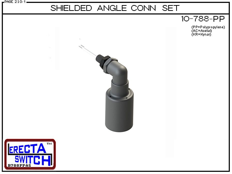 10-788-PP Shielded Angle Connector Side Mounted Level Switch Set (Polypropylene) - OEM 10 Pack - Image 2