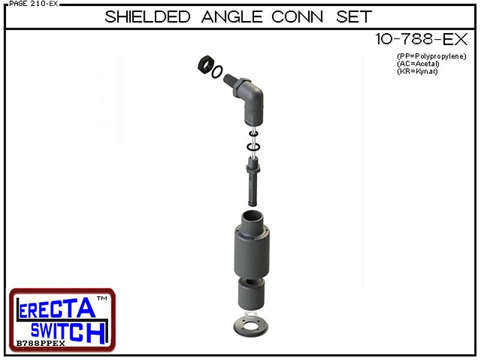 10-788-AC Shielded Angle Connector Side Mounted Level Switch Set (Acetal) - OEM 10 Pack - Image 4