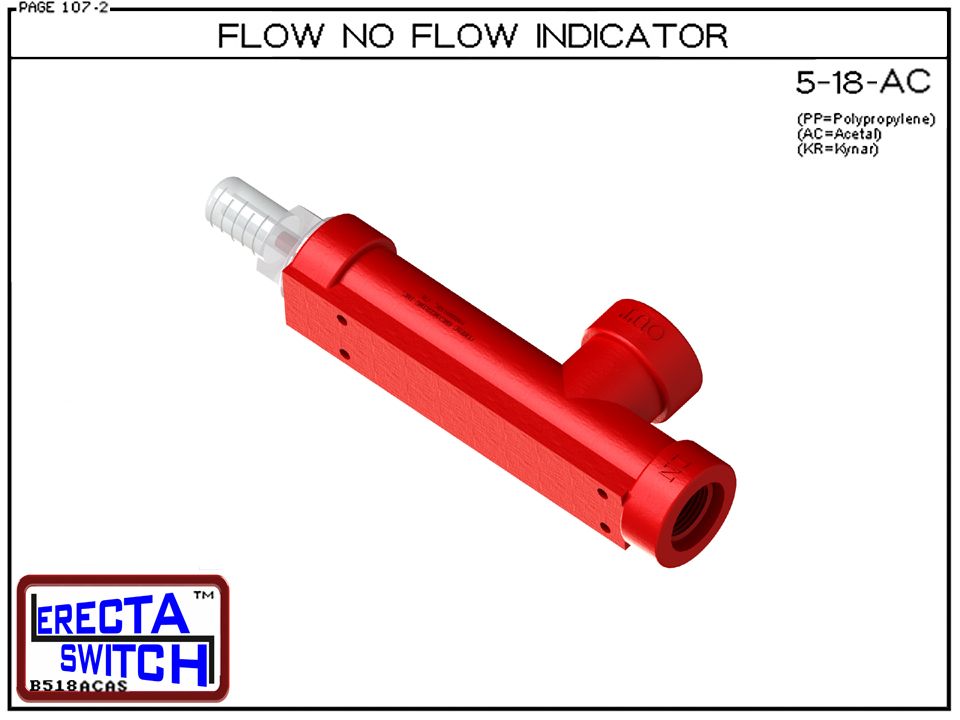 5-18-AC Flow Indicator (Acetal) - Image 2