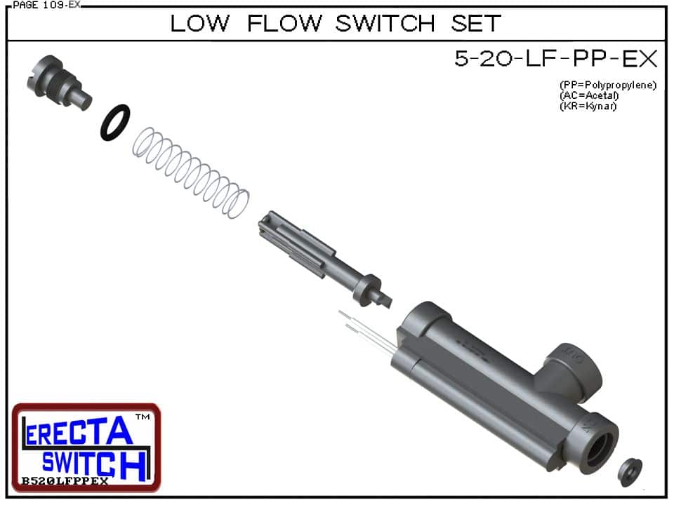 5-20-LF-KR Low Flow Switch Set (PVDF Kynar) - Image 4