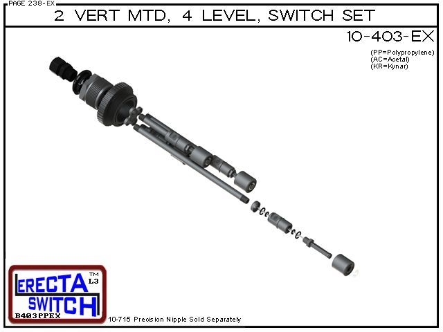 10-403-KR 2" MTD 4 Level Drum Level Switch Set - OEM 10 Pack - Image 4