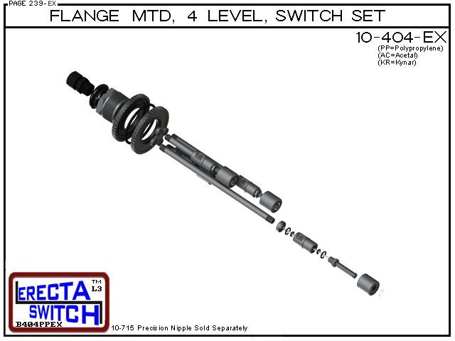 10-404-PP Flange MTD 4 Level Float Switch Set - Image 4