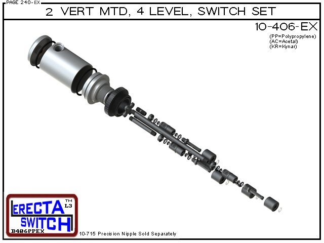 10-406-AC 2" NPT MTD 4 Level Drum Level Switch - Image 4