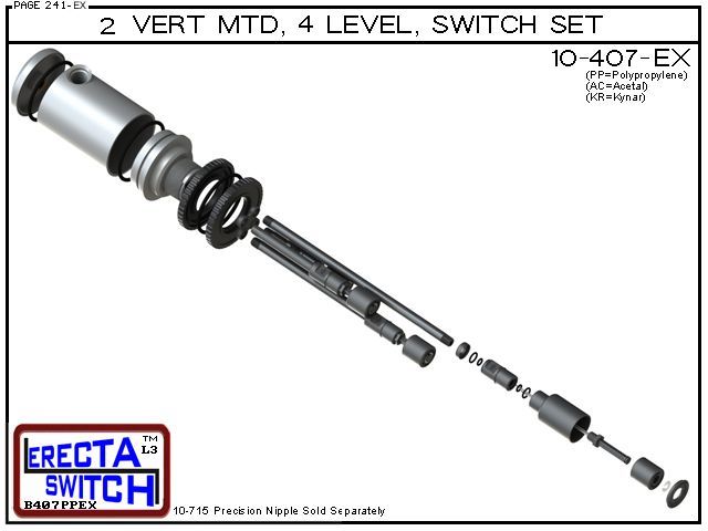 10-407-AC Flange MTD Relay Hsing 4 Level Switch Set - Image 4